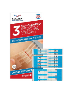 Clozex Cierres de Laceración - Repara Heridas Sin Puntos