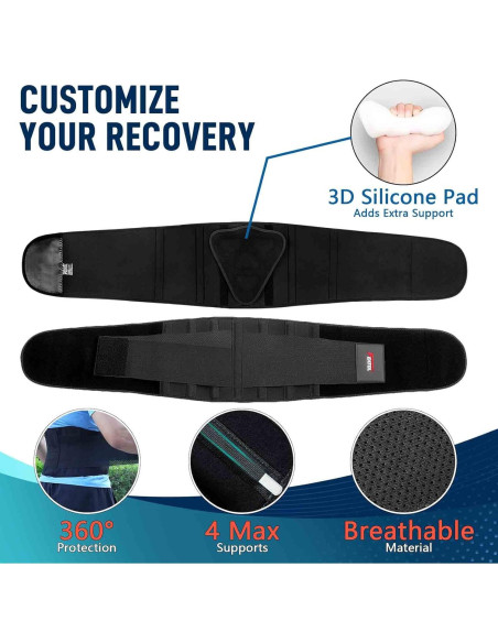 Faja Lumbar FEATOL con Almohadilla 3D Ergonómica S/M Faja Lumbar FEATOL con Almohadilla 3D Ergonómica S/M
