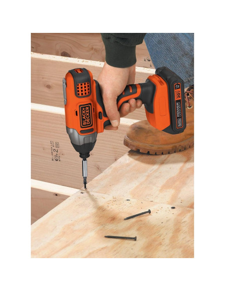 Destornillador de Impacto Inalámbrico BLACK+DECKER 20V Destornillador de Impacto Inalámbrico BLACK+DECKER 20V