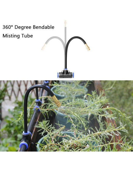 Sistema de Riego Garden Grid 20m con 20 Boquillas Ajustables Sistema de Riego Garden Grid 20m con 20 Boquillas Ajustables