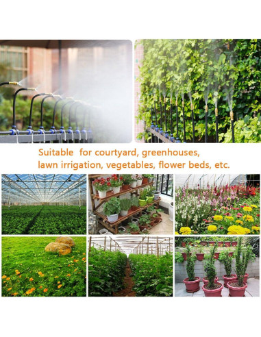 Sistema de Riego Garden Grid 20m con 20 Boquillas Ajustables