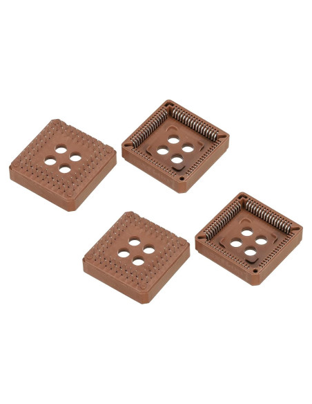 Zócalo IC PLCC68P PATIKIL 68 Pines 2.54mm Montaje PCB - 2 Pcs Zócalo IC PLCC68P PATIKIL 68 Pines 2.54mm Montaje PCB - 2 Pcs