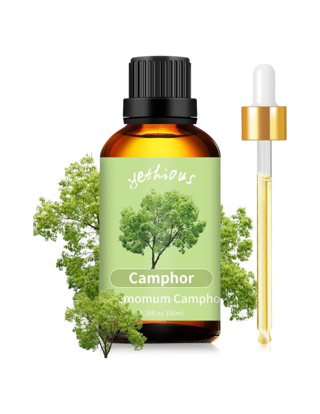 Aceite Esencial de Alcanfor Yethious 100ml - Aromaterapia y Masaje Aceite Esencial de Alcanfor Yethious 100ml - Aromaterapia y Masaje