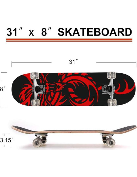 Patineta ChromeWheels Doble Kick 78,74 cm para Principiantes Patineta ChromeWheels Doble Kick 78,74 cm para Principiantes