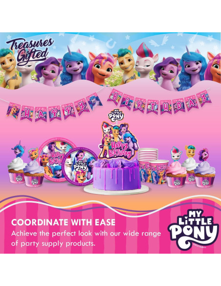 Conjunto de Banderas de Cumpleaños My Little Pony - Treasures Gifted Conjunto de Banderas de Cumpleaños My Little Pony - Treasures Gifted