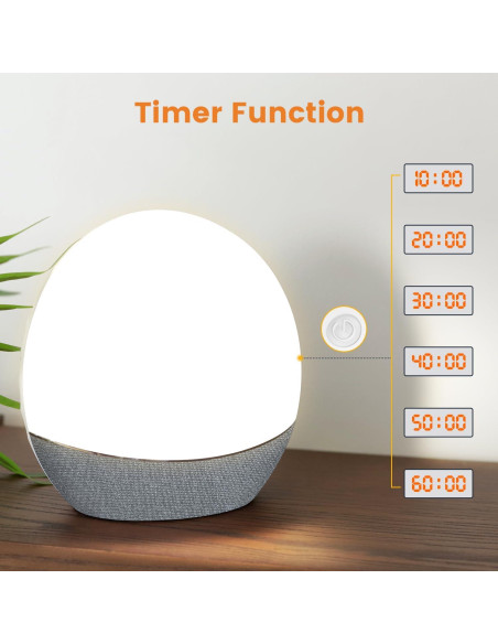 Lámpara de Terapia de Luz LASTAR 12000 Lux 5 Brillos 6 Temporizadores Lámpara de Terapia de Luz LASTAR 12000 Lux 5 Brillos 6 Temporizadores