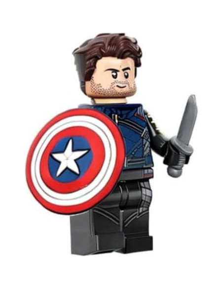 Minifigura Soldado de Invierno LEGO Marvel 71031 4.5cm Minifigura Soldado de Invierno LEGO Marvel 71031 4.5cm