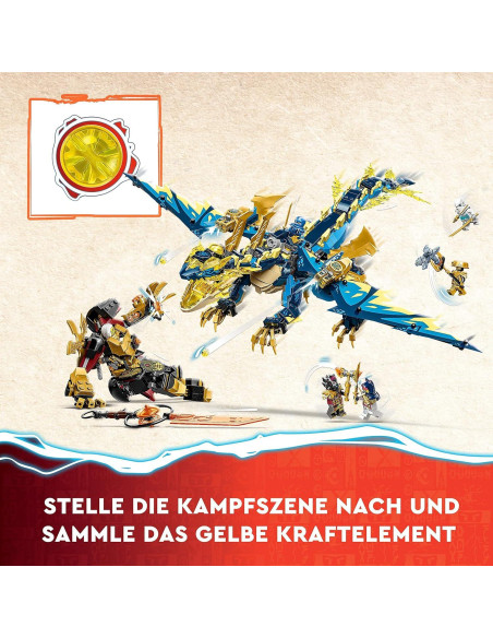LEGO Ninjago Dragón Elemental 71796 con 6 Minifiguras LEGO Ninjago Dragón Elemental 71796 con 6 Minifiguras