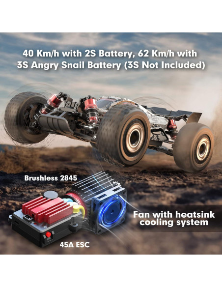 HYPER GO H16PL Buggy RC 4WD 1/16 Brushless 40 kph HYPER GO H16PL Buggy RC 4WD 1/16 Brushless 40 kph