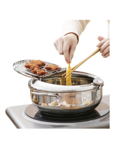 Olla de Freír Profunda Saltlas 4.2L Acero Inoxidable