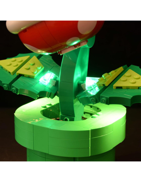 Kit de Iluminación LED LightGo para Lego Planta Piraña Kit de Iluminación LED LightGo para Lego Planta Piraña