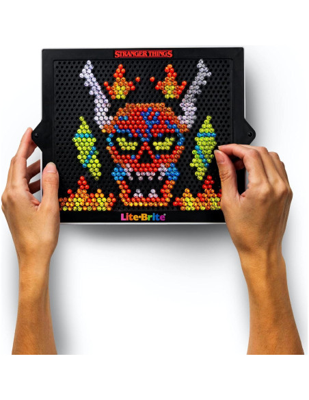 Lite-Brite Basic Fun Cazadores de Demogorgon HD 900 Clavijas Lite-Brite Basic Fun Cazadores de Demogorgon HD 900 Clavijas