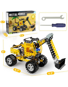 Kit de Construcción Metal Lucky Doug para Niños 8-12 Años 2