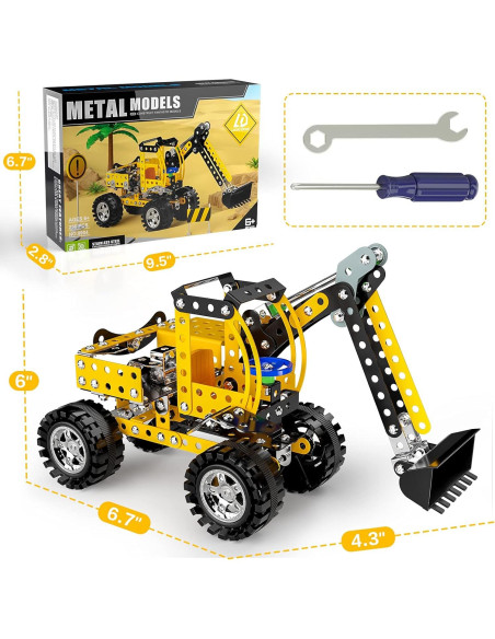 Kit de Construcción Metal Lucky Doug para Niños 8-12 Años Kit de Construcción Metal Lucky Doug para Niños 8-12 Años