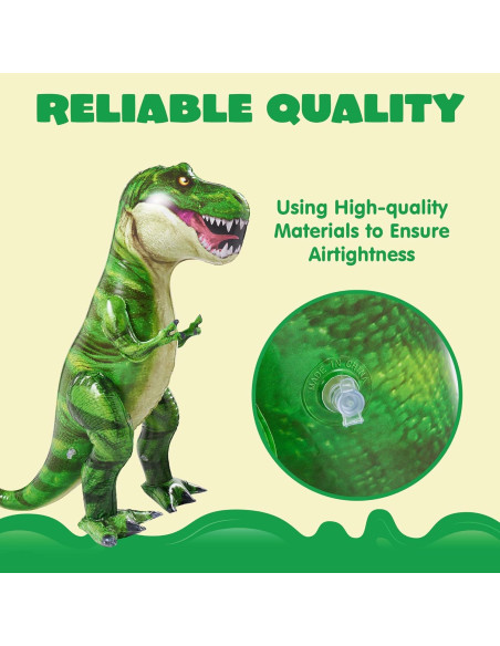 Dinosaurio Inflable T-Rex Joyin 76,2 cm para Fiestas Dinosaurio Inflable T-Rex Joyin 76,2 cm para Fiestas