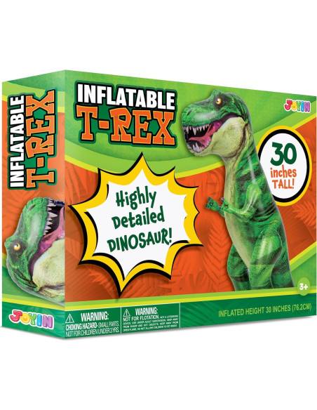 Dinosaurio Inflable T-Rex Joyin 76,2 cm para Fiestas Dinosaurio Inflable T-Rex Joyin 76,2 cm para Fiestas