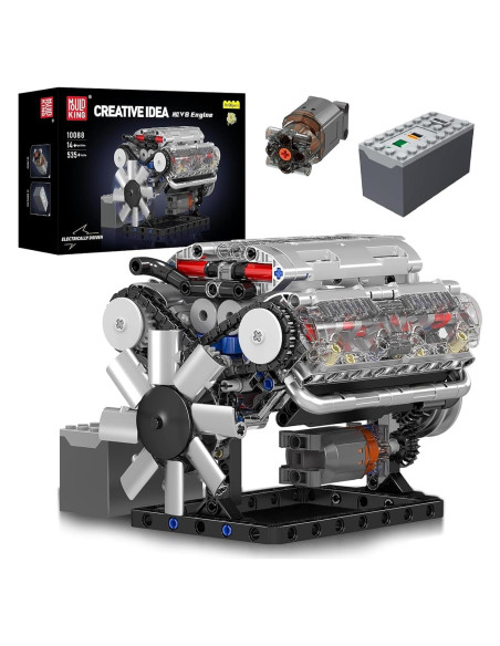 Mould King Kit Motor V8 535 Piezas Juguete Construcción Mould King Kit Motor V8 535 Piezas Juguete Construcción