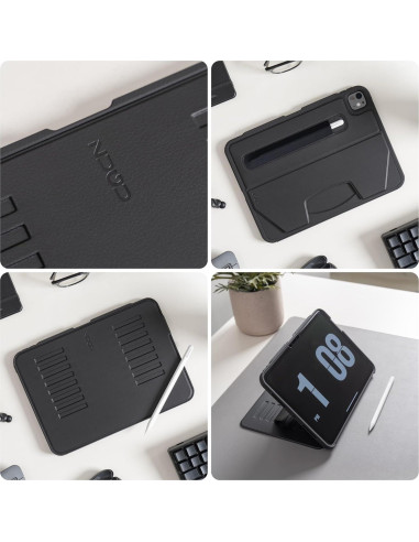 Funda Zugu para iPad Pro 13 2024, Slim con Soporte y Auto Despertar