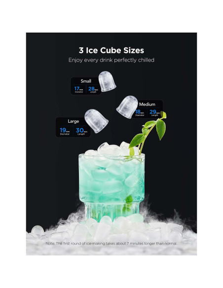 Máquina de Hielo GoveeLife Portátil 9 Cubos 11,79 kg/24h Máquina de Hielo GoveeLife Portátil 9 Cubos 11,79 kg/24h