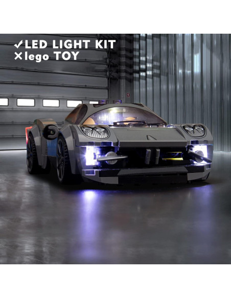 Juego de luces LED VONADO para Lego Pagani Utopia 76915 Juego de luces LED VONADO para Lego Pagani Utopia 76915