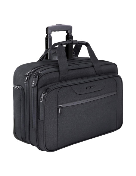KROSER Maletín Rodante para Laptop 17.3" Negro KROSER Maletín Rodante para Laptop 17.3" Negro