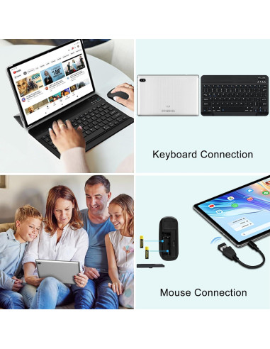 Tableta UJJ 10.1" Android 14, 128GB + 20GB RAM, WiFi 6