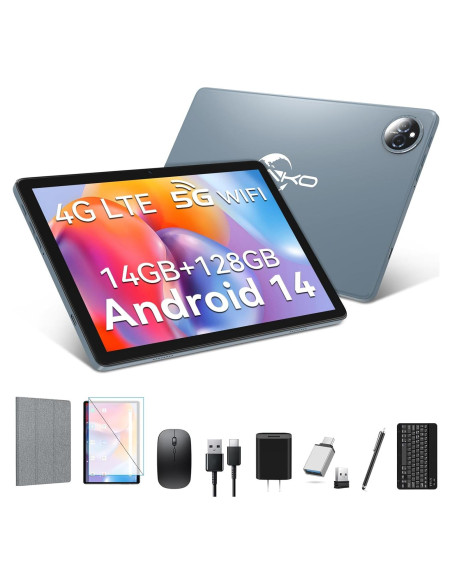 Tablet ZONKO D106 10.1" Android 14 128GB 14GB RAM 4G Tablet ZONKO D106 10.1" Android 14 128GB 14GB RAM 4G