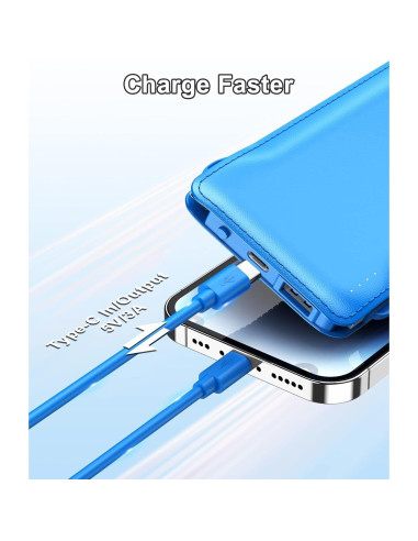 Cargador Portátil TG90 10000mAh 2 Pack con Cables Integrados