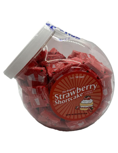 Caramelos Masticables de Pastel de Fresa Stichler 140 Piezas