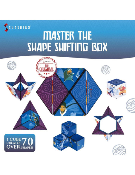 Cubo Magnético Shashibo Avatar - Agua - 36 Imanes Raros Cubo Magnético Shashibo Avatar - Agua - 36 Imanes Raros