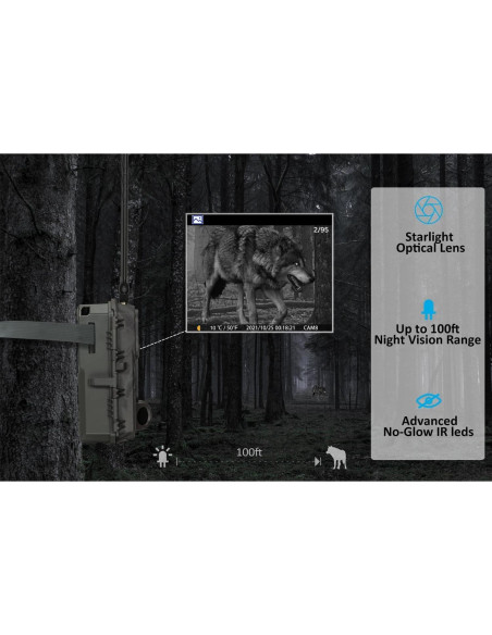 Cámara de sendero Meidase S950 4G LTE visión nocturna 30m Cámara de sendero Meidase S950 4G LTE visión nocturna 30m