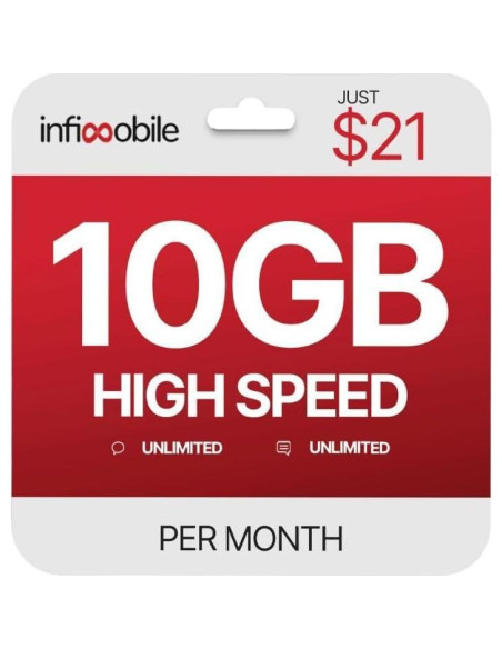 Plan Prepagado Infimobile 6 Meses 10GB Ilimitado 4G/5G Plan Prepagado Infimobile 6 Meses 10GB Ilimitado 4G/5G