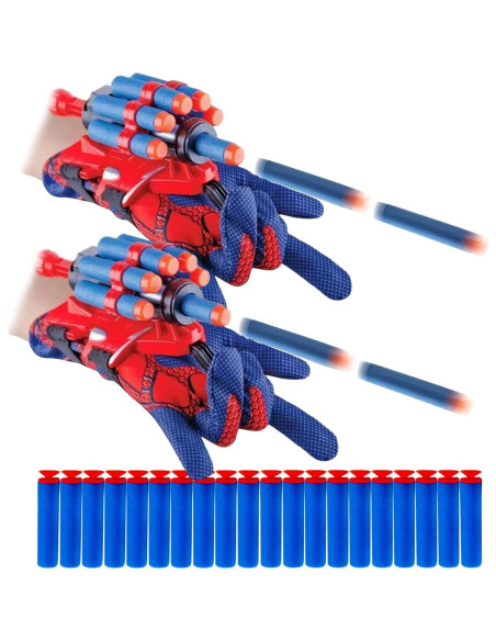 Juego de Lanzadores de Telaraña Keumi con Guantes y Dardos Juego de Lanzadores de Telaraña Keumi con Guantes y Dardos