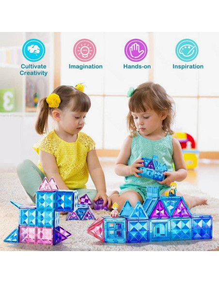 102 PCS Azulejos Magnéticos BENOKER Castillo de Hielo 3D 102 PCS Azulejos Magnéticos BENOKER Castillo de Hielo 3D