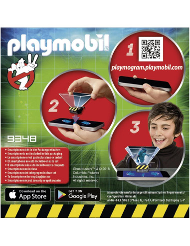 Figura Cazafantasmas II Raymond Stantz Playmobil 9348