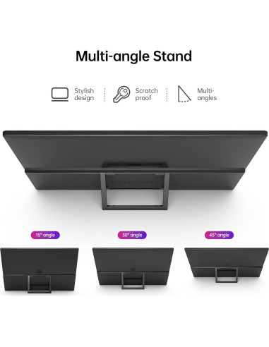 Monitor Portátil Yxk 15.6" FHD USB-C HDMI Ultra Delgado