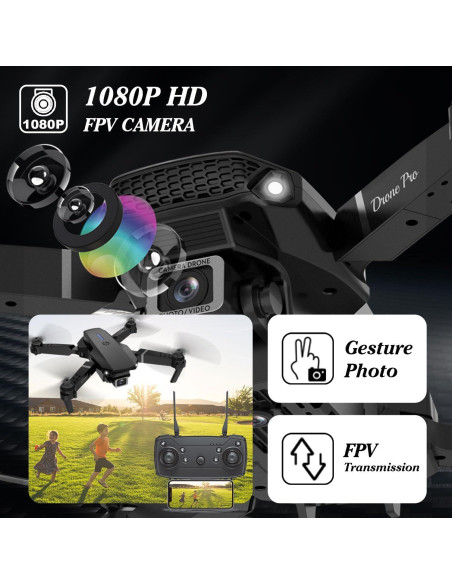 Drone BeiyoQSZ E88 con cámara 1080P y 2 baterías Drone BeiyoQSZ E88 con cámara 1080P y 2 baterías