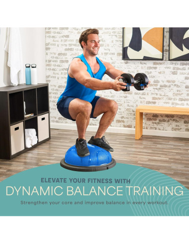 Media Bola de Equilibrio LifePro - Ejercicio y Estabilidad