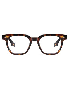 Gafas de luz azul Dollger cuadradas grandes tortuga
