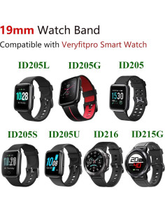 Banda de Reloj Magnética 19mm Kuaguozhe para Veryfitpro 2