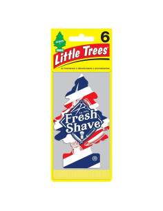 Ambientador de coche Little Trees 6-Pack Afeitado Fresco