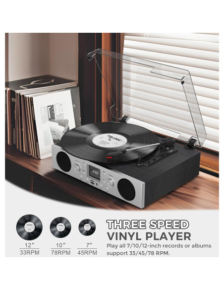 Reproductor de Vinilos VinylsLink TE-103SL con Bluetooth Reproductor de Vinilos VinylsLink TE-103SL con Bluetooth