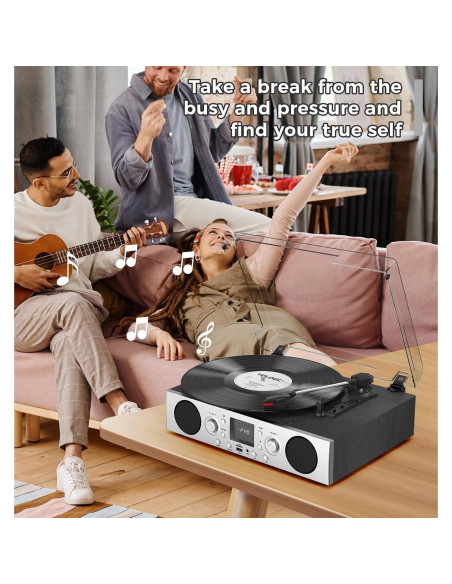 Reproductor de Vinilos VinylsLink TE-103SL con Bluetooth Reproductor de Vinilos VinylsLink TE-103SL con Bluetooth
