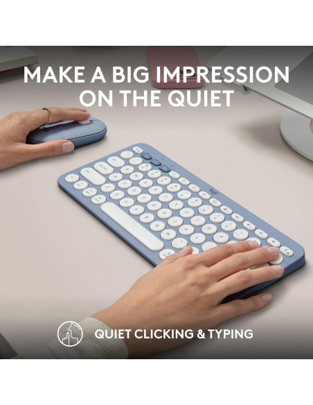 Combo Logitech Pebble 2 para Mac, Teclado y Ratón Inalámbricos Combo Logitech Pebble 2 para Mac, Teclado y Ratón Inalámbricos