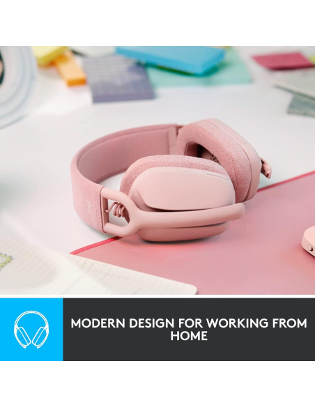 Auriculares Inalámbricos Logitech Zone Vibe 100 Rosa Auriculares Inalámbricos Logitech Zone Vibe 100 Rosa