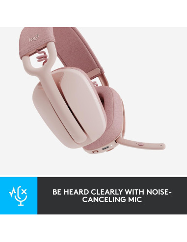 Auriculares Inalámbricos Logitech Zone Vibe 100 Rosa