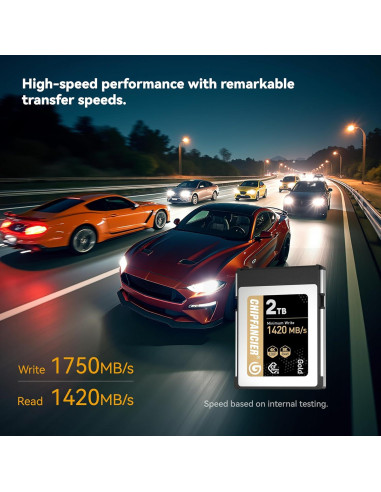 Tarjeta de Memoria CFexpress 2.0 Tipo B 512GB CHIPFANCIER