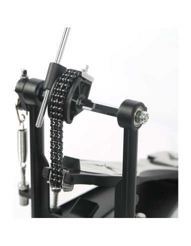Pedal de Bombo Doble Janerock, Simple, Ajustable, Antideslizante