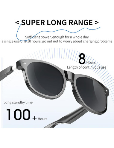 Gafas Inteligentes Fostex HT-YJ008-2 Bluetooth Polarizadas