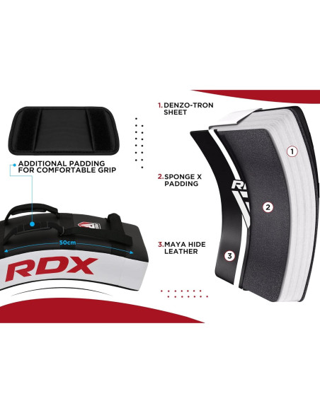 Almohadilla de Golpeo RDX 60cm para Muay Thai y MMA Almohadilla de Golpeo RDX 60cm para Muay Thai y MMA